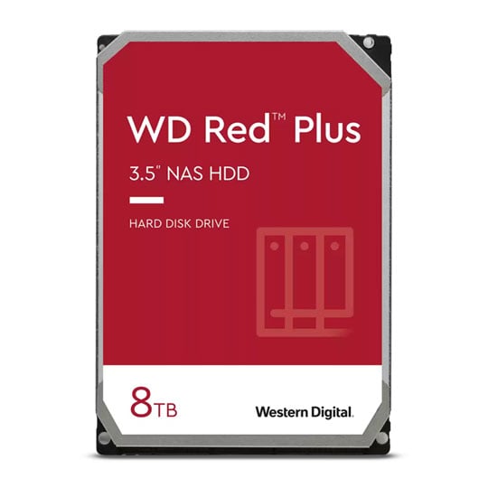 WD Red Plus 8TB NAS 3.5" SATA HDD/Hard Drive : image 1