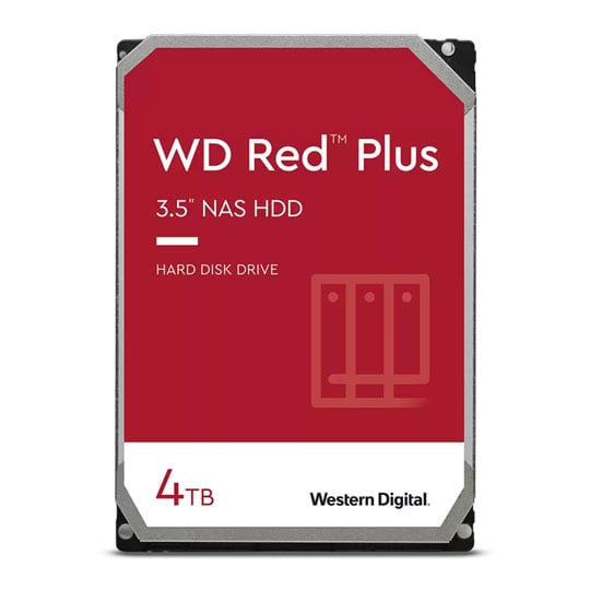 WD Red Plus 4TB NAS 3.5" SATA HDD/Hard Drive : image 1
