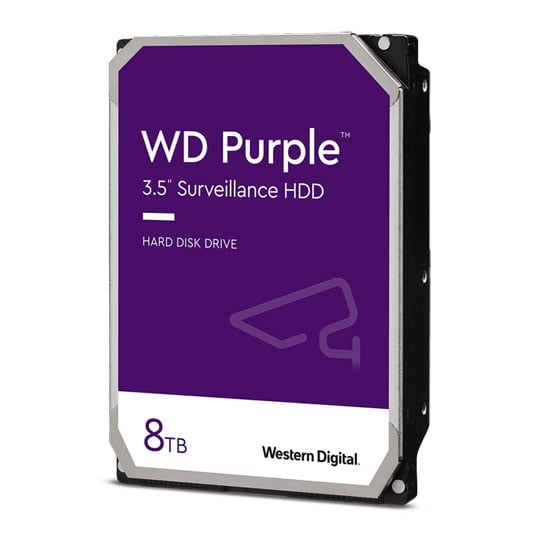 WD Purple 8TB Surveillance/CCTV 3.5" SATA HDD/Hard Drive 5640rpm