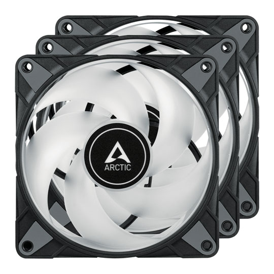 Arctic P12 Static Pressure 120mm PWM PST A-RGB 0dB (3 Pack)