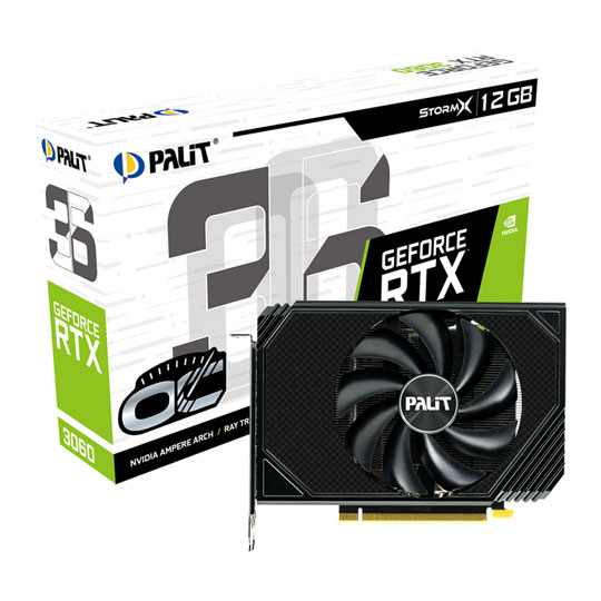 Palit NVIDIA GeForce RTX 3060 12GB StormX OC Ampere Graphics Card