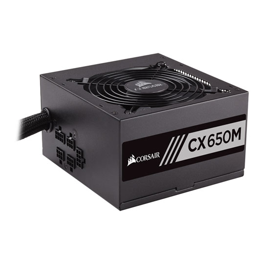 Corsair 650 Watt CX650M Semi Modular PSU/Power Supply, Factory Refurbished : image 1