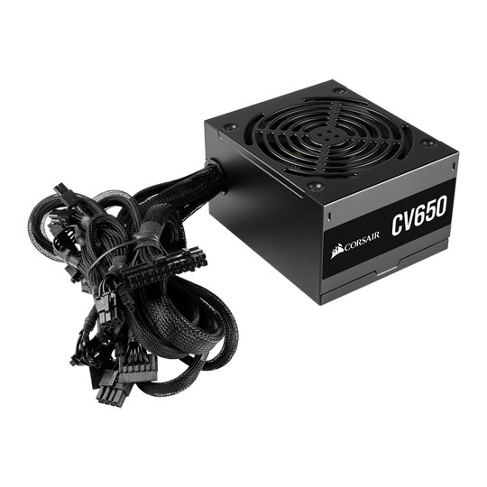Corsair CV650 650W 80+ Bronze Power Supply, Factory Refurbished : image 4
