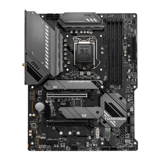 MSI MAG B560 TOMAHAWK WIFI Intel B560 PCIe 4.0 ATX Motherboard : image 2