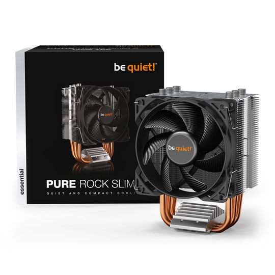 be quiet! Pure Rock Slim 2 Compact Intel/AMD Quiet CPU Air Cooler 130W TDP