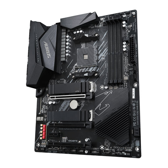 Gigabyte AMD Ryzen B550 AORUS ELITE AX V2 AM4 PCIe 4.0 ATX Motherboard : image 3