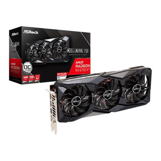 グラフィックボード・グラボ・ビデオカード ASRock Radeon RX 6700 XT Challenger ASRock AMD Radeon RX 6700 XT Challenger Pro OC 12GB Graphics Card