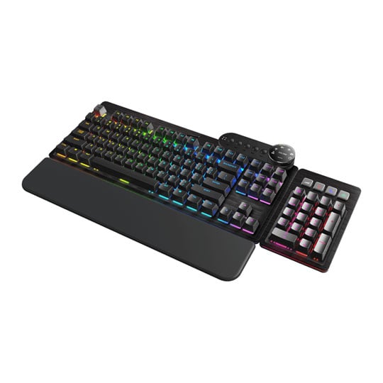 Mountain Everest Max Black RGB Gaming Keyboard Cherry MX Red Switches Customizable : image 1