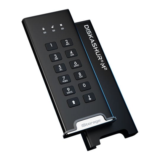 iStorage 120GB diskAshur M2 256bit Hardware Encypted Portable SSD : image 1