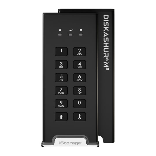 iStorage 2TB diskAshur M2 256bit Hardware Encypted Portable SSD : image 3
