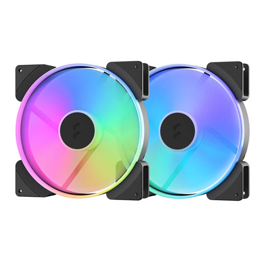 Fractal Design Prisma AL-18 180mm ARGB PWM Case Fan 2 Pack : image 1