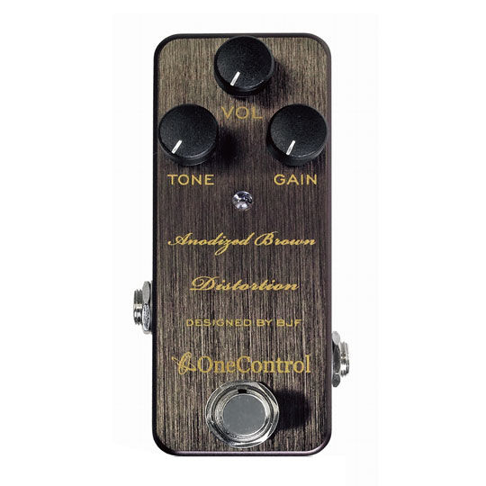 ギター One Control Analized Brown Distortion ANODIZED BROWN DISTORTION 4K (OC-ABD4Kn) – One Control USA
