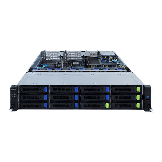 Gigabyte R282-3C0 3rd Gen Xeon Ice Lake 2U 8 PCIe Gen4 Barebone Server