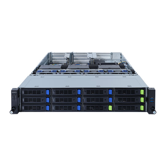 Gigabyte R282-G30 3rd Gen Xeon Ice Lake 2U 3 Double Slot GPU Barebone Server