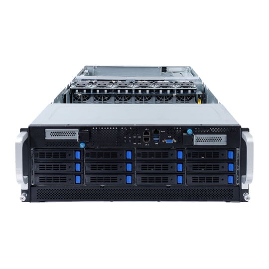 Gigabyte G492-H80 3rd Gen Xeon Ice Lake 4U 8 GPU Barebone Server
