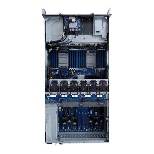 Gigabyte G492-H80 3rd Gen Xeon Ice Lake 4U 8 GPU Barebone Server : image 3