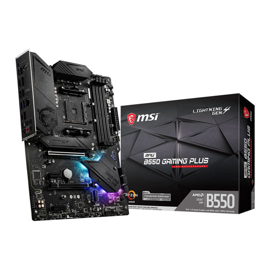 MSI AMD B550 MPG GAMING PLUS Open Box ATX Motherboard MSI AMD B550 MPG GAMING PLUS Open Box ATX Motherboard