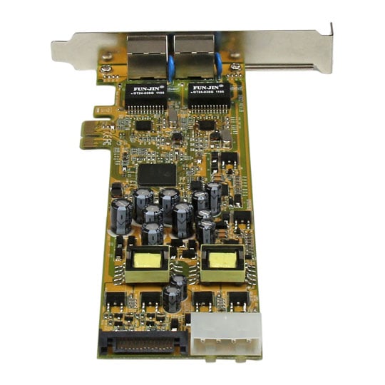 StarTech.com Dual Port PCI Express Gigabit Ethernet PCIe Network Card Adapter