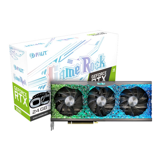 Palit NVIDIA GeForce RTX 3090 24GB GameRock OC Ampere Refurbished Graphics Card : image 1