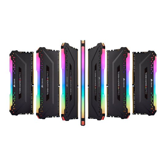 Corsair Vengeance RGB PRO Black 32GB 3600MHz DDR4 Memory Kit : image 3