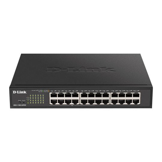 D-Link DGS-1100-24PV2 24-Port PoE Gigabit Smart Managed Switch