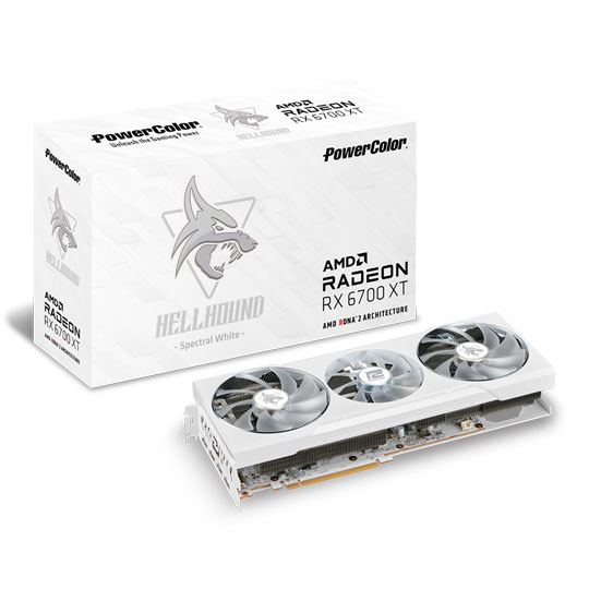 Powercolor AMD Radeon RX 6700 XT Hellhound White Edition 12GB