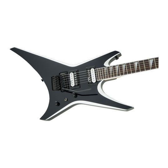 Jackson - JS Series Warrior JS32 - Black with White Bevels : image 2