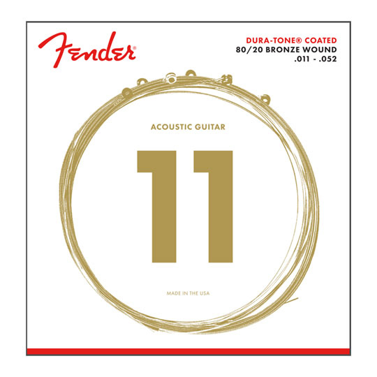Fender - 80/20 Acoustic Guitar Strings .011 - .052
