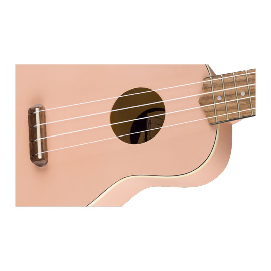 Fender - Venice Soprano Ukulele, Shell Pink