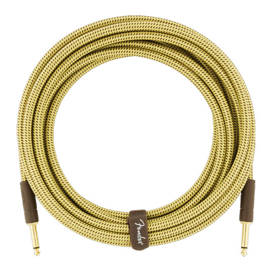 Fender - 10 Ft Deluxe Series Instrument Cable Straight/Straight (Tweed)