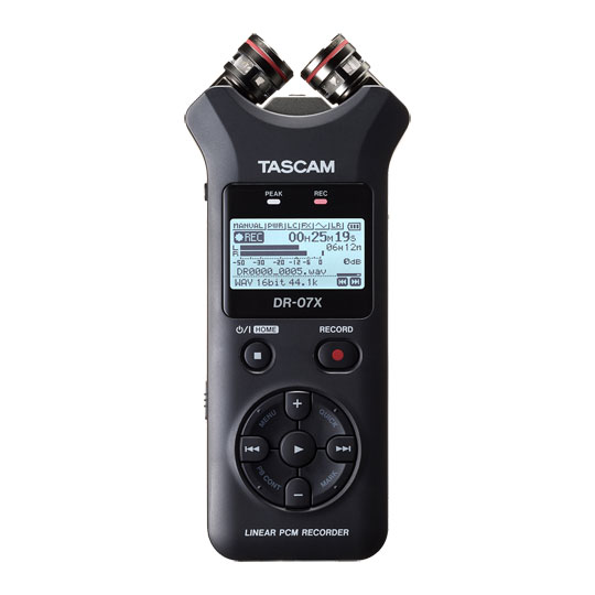 (Open Box) Tascam - 'DR-07X' Stereo Handheld Audio Recorder & USB Audio Interface