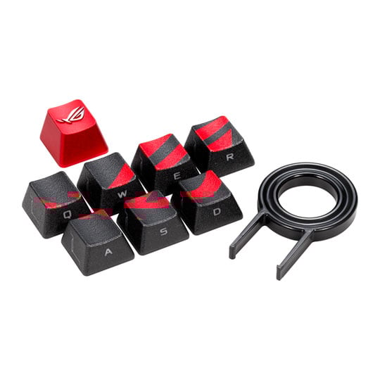 Asus ROG Gaming Keycap Set ESC/QWERASD inc Keycap Puller for most Cherry MX Keyboards