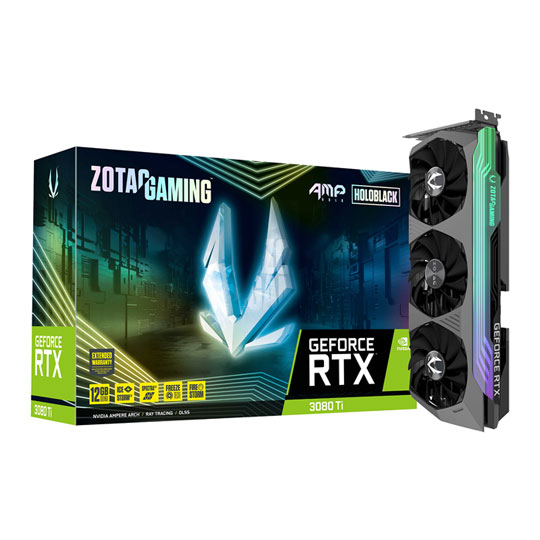 ZOTAC NVIDIA GeForce RTX 3080 Ti 12GB AMP Holo Ampere Graphics Card : image 1