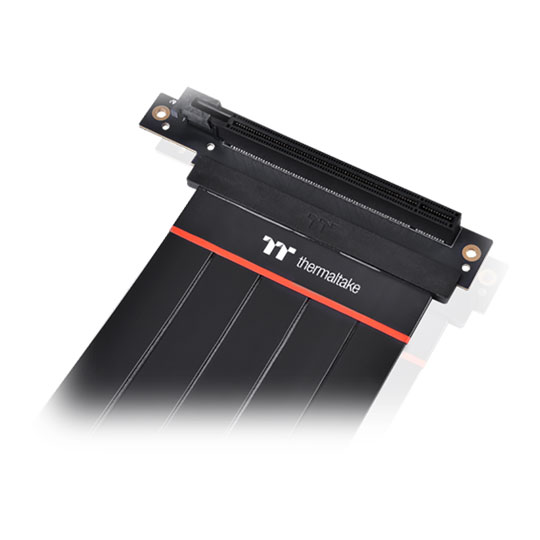 ThermalTake 30cm PCI Express Extender with 90° Adapter for PCI-E 4.0 16X - Black