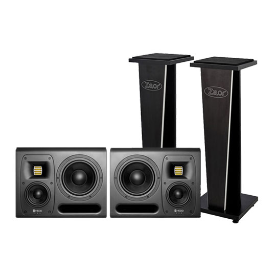 HEDD - Type 20 MK2 Pair , Black + Zaor MIZA V Stand 42 Pair : image 1