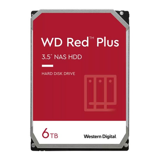 WD Red Plus 6TB NAS 3.5" SATA HDD/Hard Drive : image 1