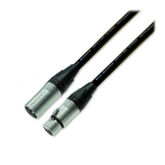 Van Damme - 5m Tour Grade XKE Classic Microphone Cable in Black