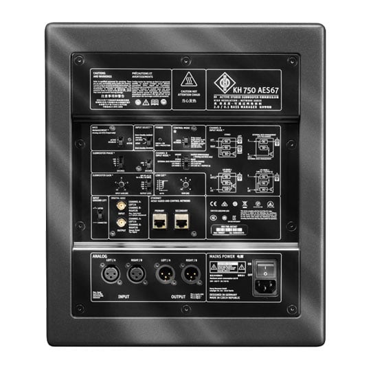 Neumann - KH 750 AES67, 10" Powered Studio Subwoofer