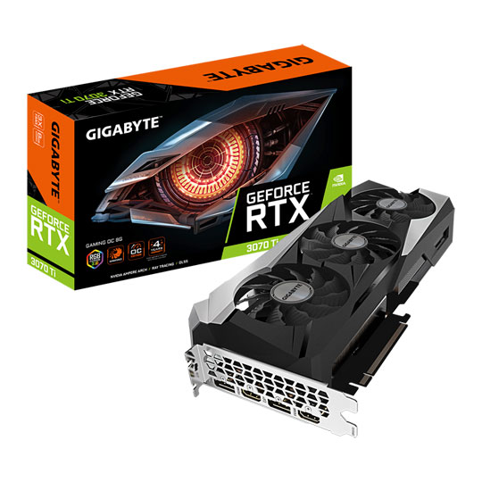 Gigabyte NVIDIA GeForce RTX 3070 Ti 8GB GAMING OC Ampere Graphics