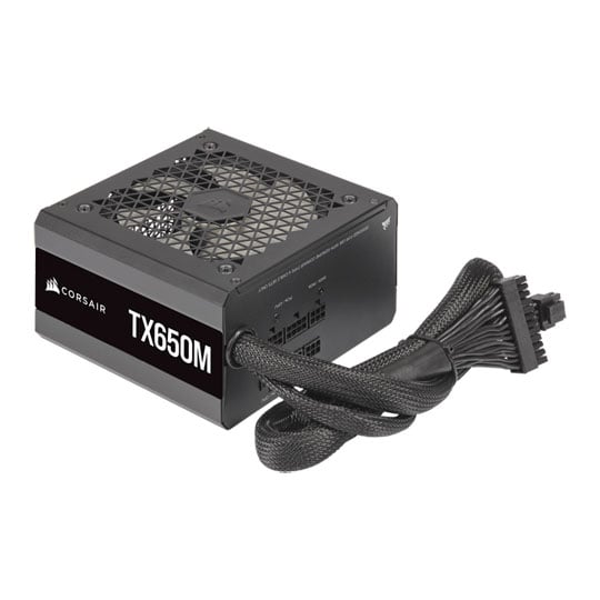 Alimentation PC Corsair TX650M 650W – 80 PLUS Gold, Semi-Modulaire – Silencieuse, Condensateurs 105°C Japonais - 10