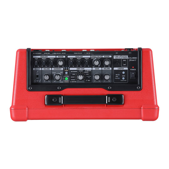BOSS - CUBE Street 2, 2x6.5" 10-watt Battery Powered Combo Amp - Red