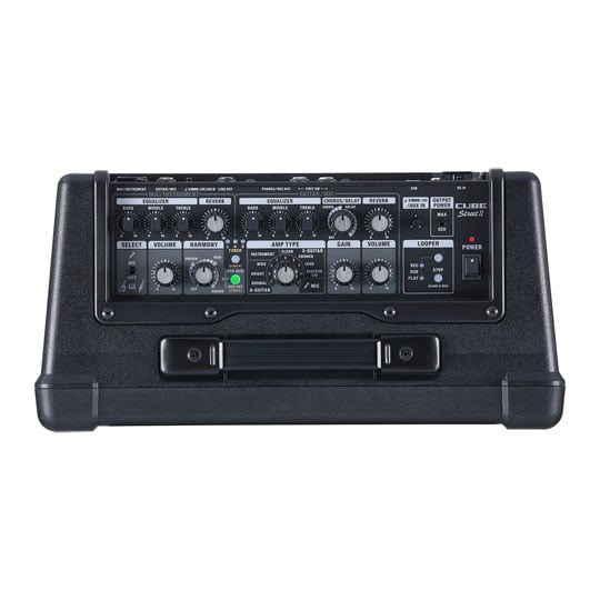 BOSS - CUBE Street 2, 2x6.5" 10-watt Battery Powered Combo Amp - Black