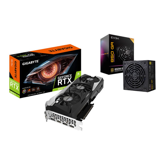 Gigabyte NVIDIA GeForce RTX 3070 Ti GAMING OC Ampere GPU with EVGA