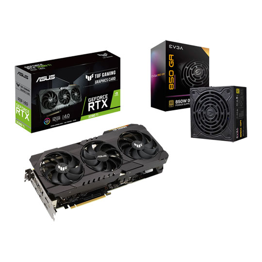 ASUS NVIDIA GeForce RTX 3080 Ti TUF GAMING Ampere GPU with EVGA