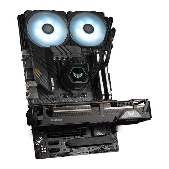 ryzen 7 5800X、ASUS TUF B550、DDR4 16GB 2枚