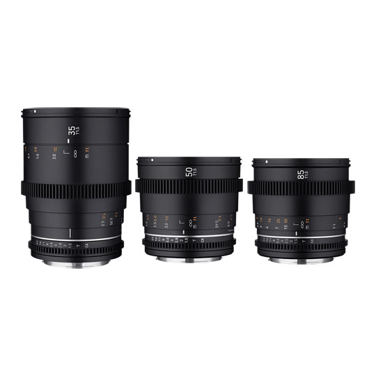 Samyang VDSLR MK2 14/24/35/50/85 Cinema Lens Kit - Sony FE Mount : image 3