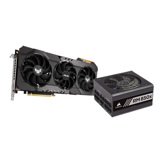 ASUS RTX 3070 Ti TUF GAMING GPU & Corsair RM850x PSU Bundle