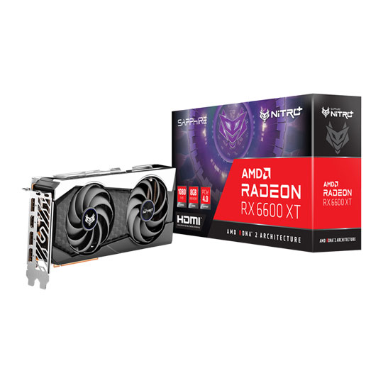 Sapphire NITRO+ AMD Radeon 6600 XT 8GB RDNA2 Graphics Card