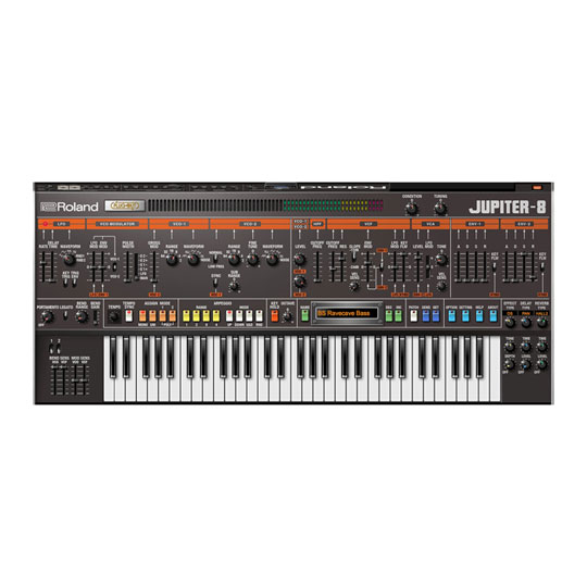 Roland Cloud - Jupiter-8 Synthesiser Software - Mac/PC VST, AU, AAX