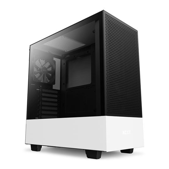 NZXT H510 Flow White Mid Tower Tempered Glass PC Gaming Case : image 1